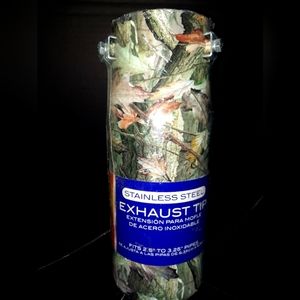 Camouflage muffler exhaust